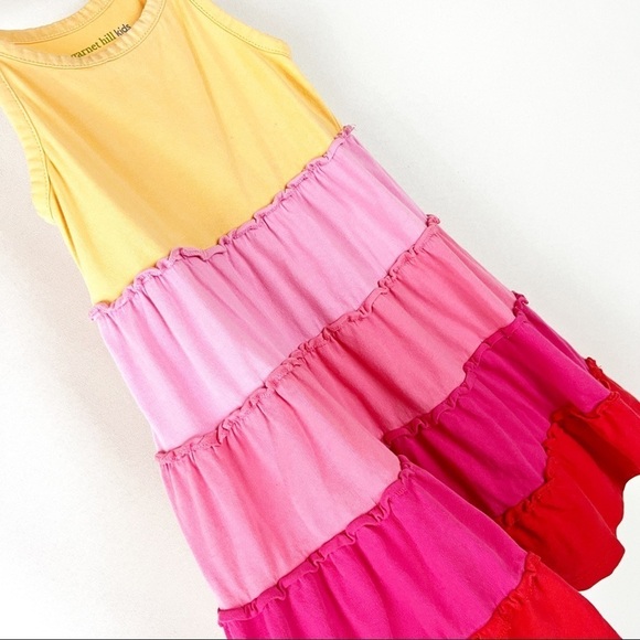 Garnet Hill Organic Cotton Tiered Ombré Sundress - Picture 2 of 5